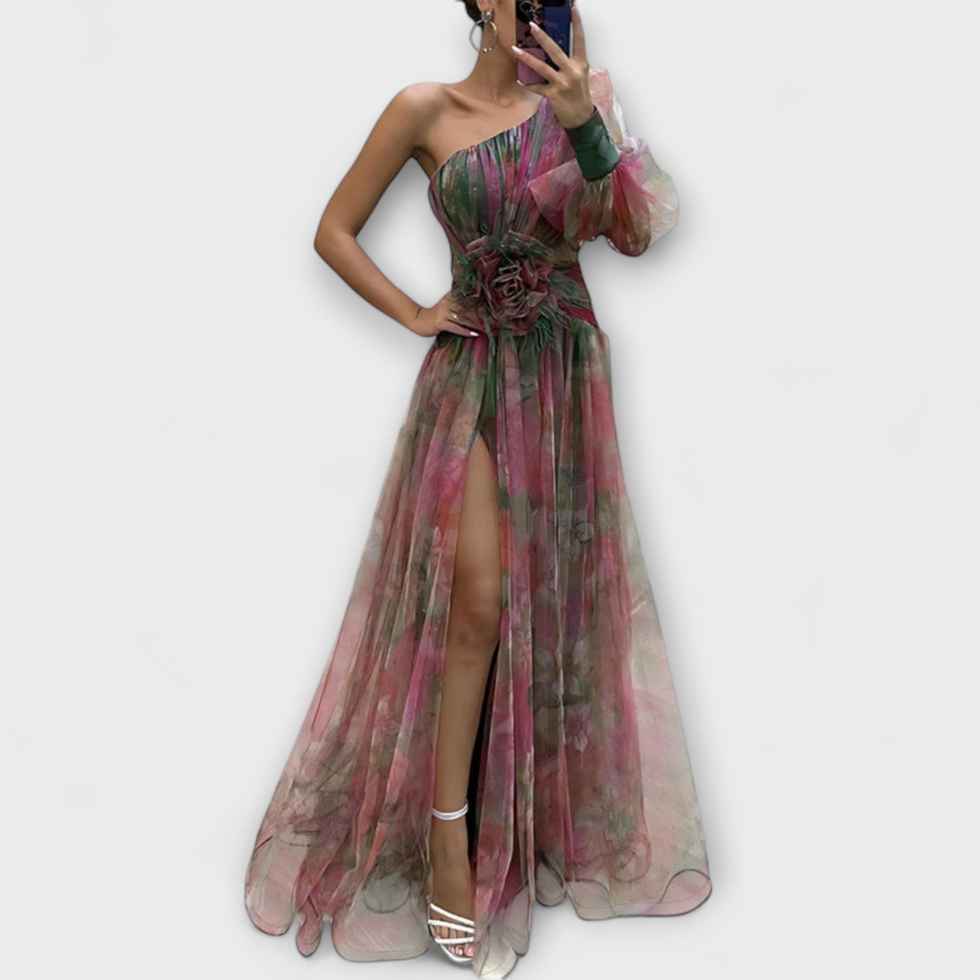 Minna – Abito Maxi Asimmetrico Amelie