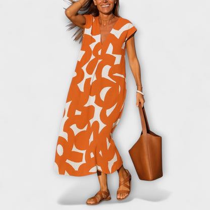 Linae – Abito Leggero con Scollatura a V