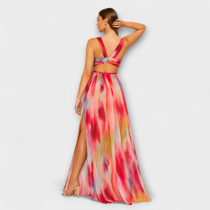 Freya - Vestito Maxi Dipinto