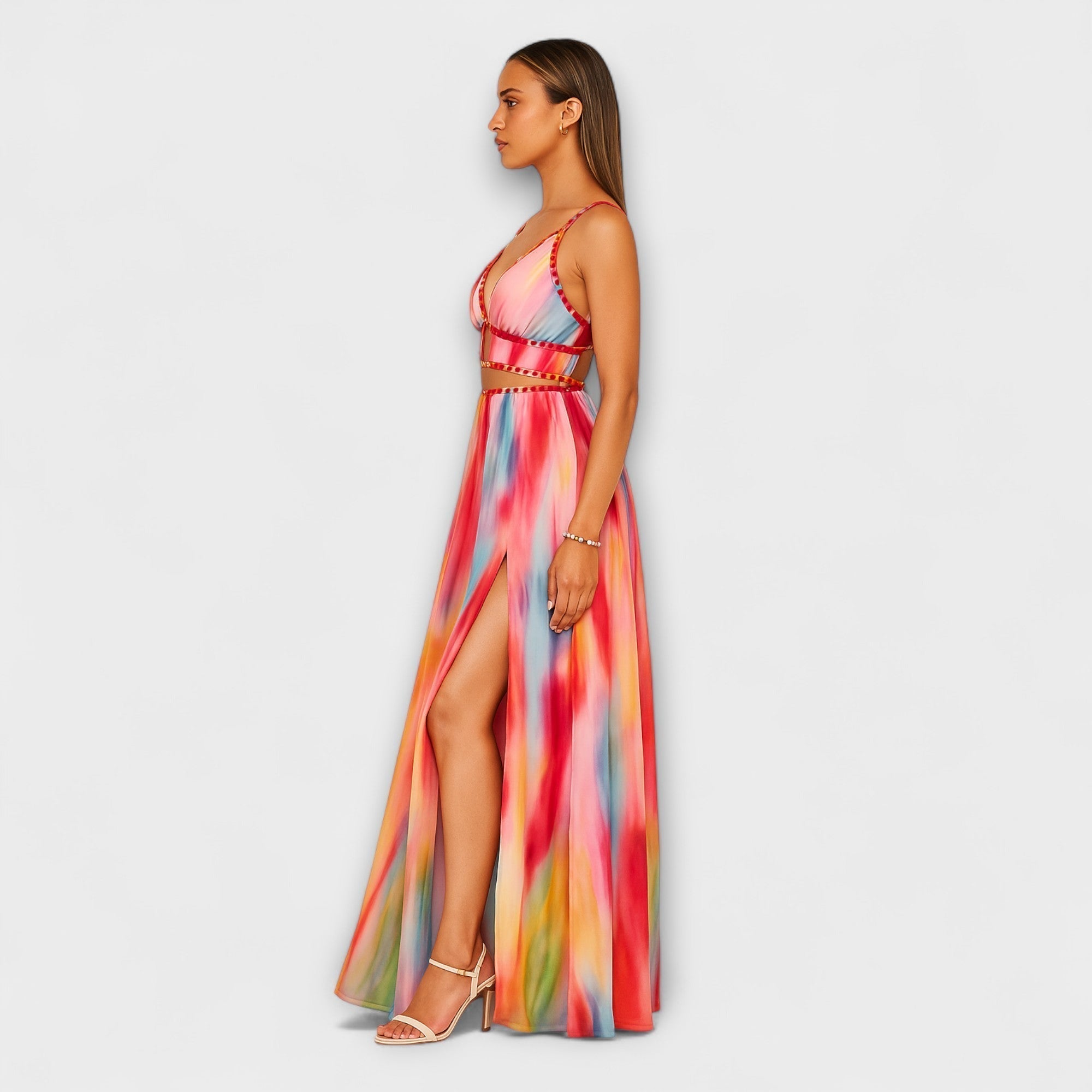 Freya - Vestito Maxi Dipinto
