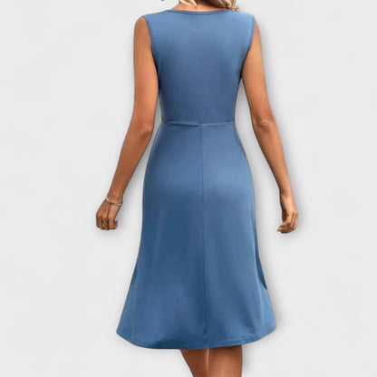 Lina - Vestito Estivo con Collo Avvolgente