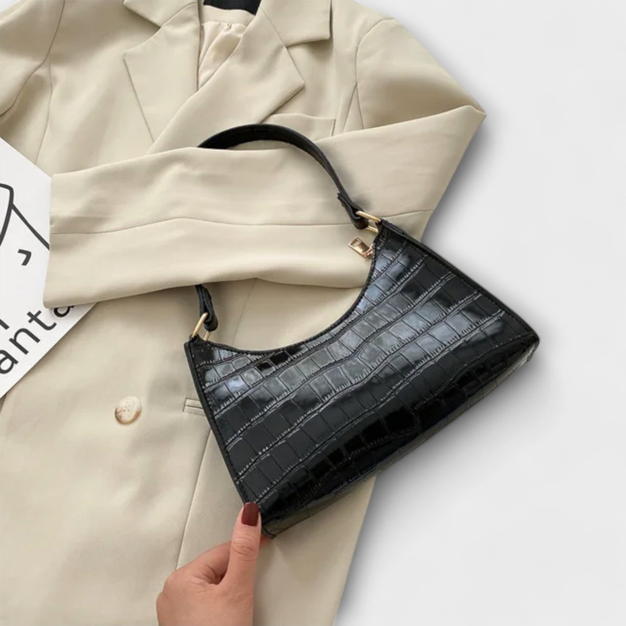 Aurellia. - Borsa in Pelle Lucida