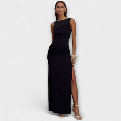 Rieke - Abito Maxi Elegante con Spacco Alto