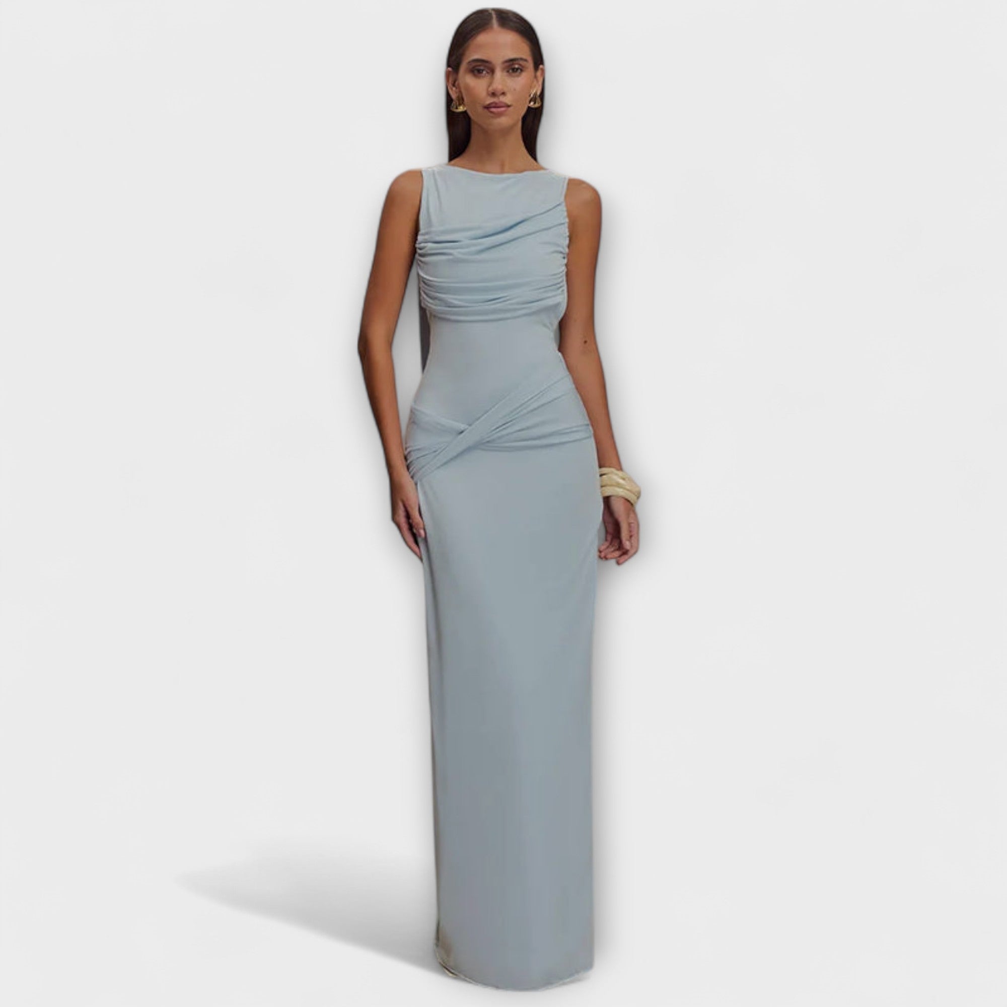 Rieke - Abito Maxi Elegante con Spacco Alto