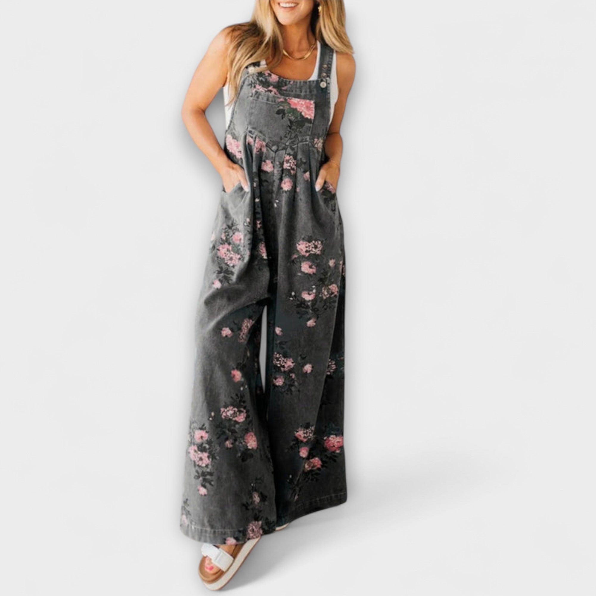 Mirona - Salopette Denim Relaxed Fit