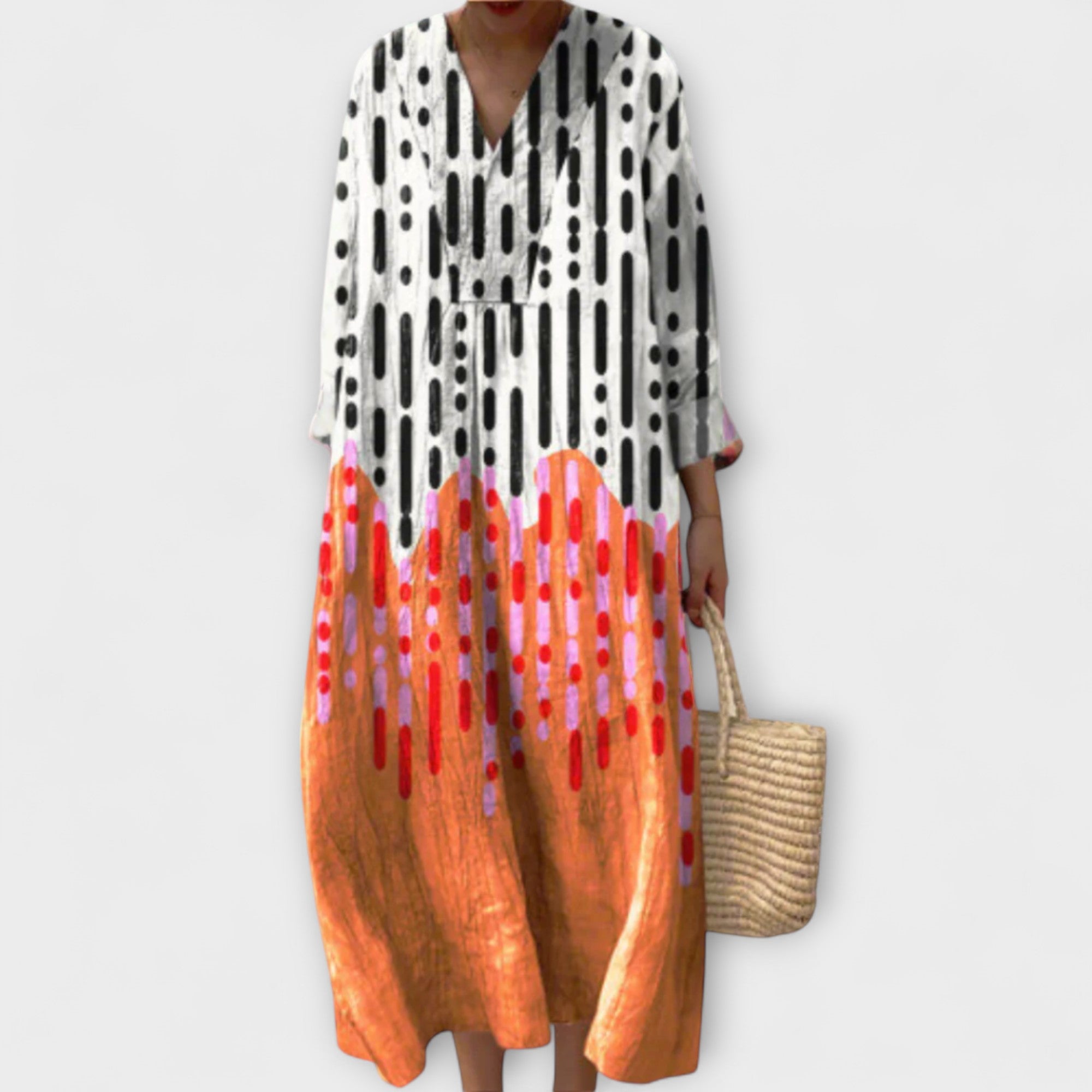 Alden - Abito Geometrico Elegante