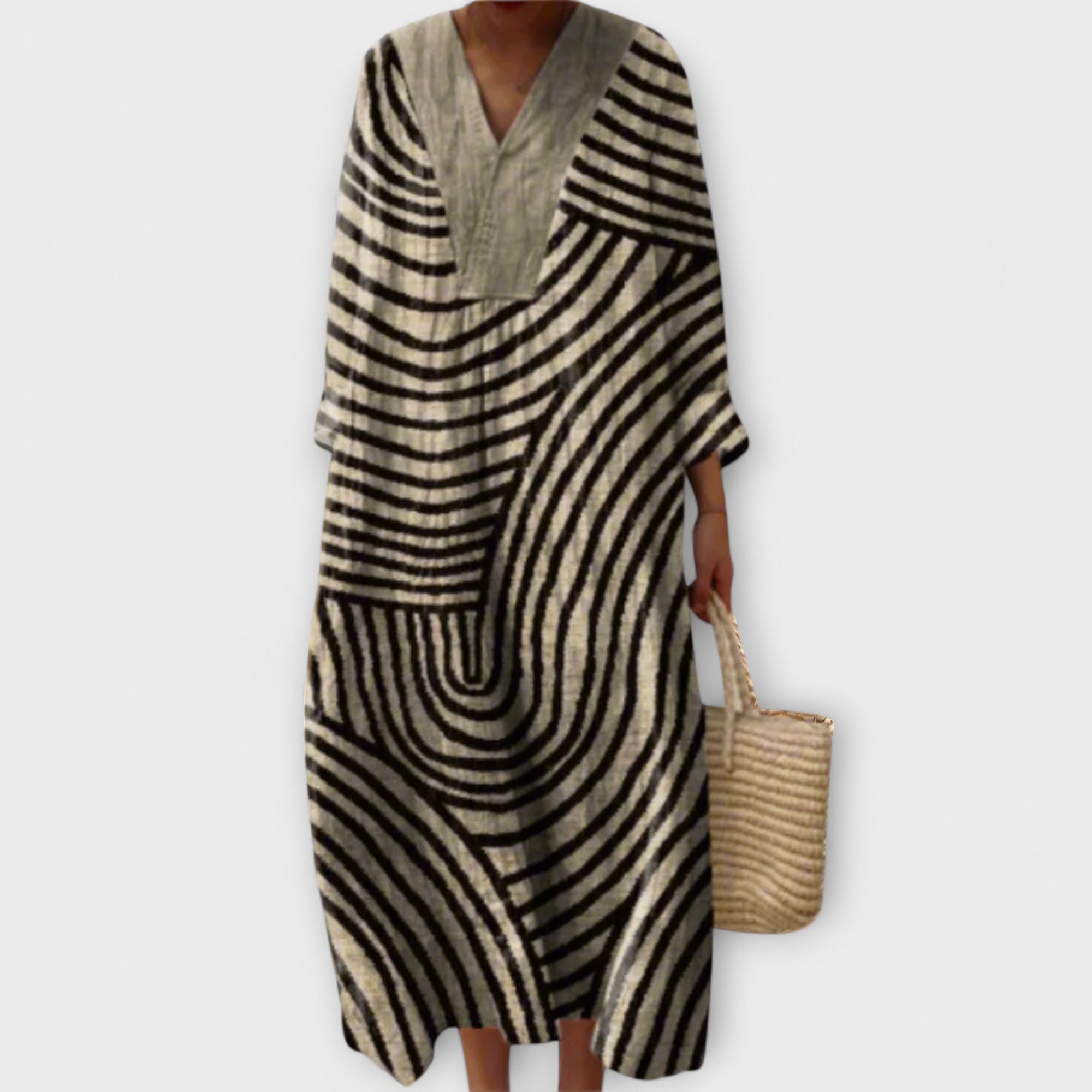 Abigail - Vestito Geometrico Elegante