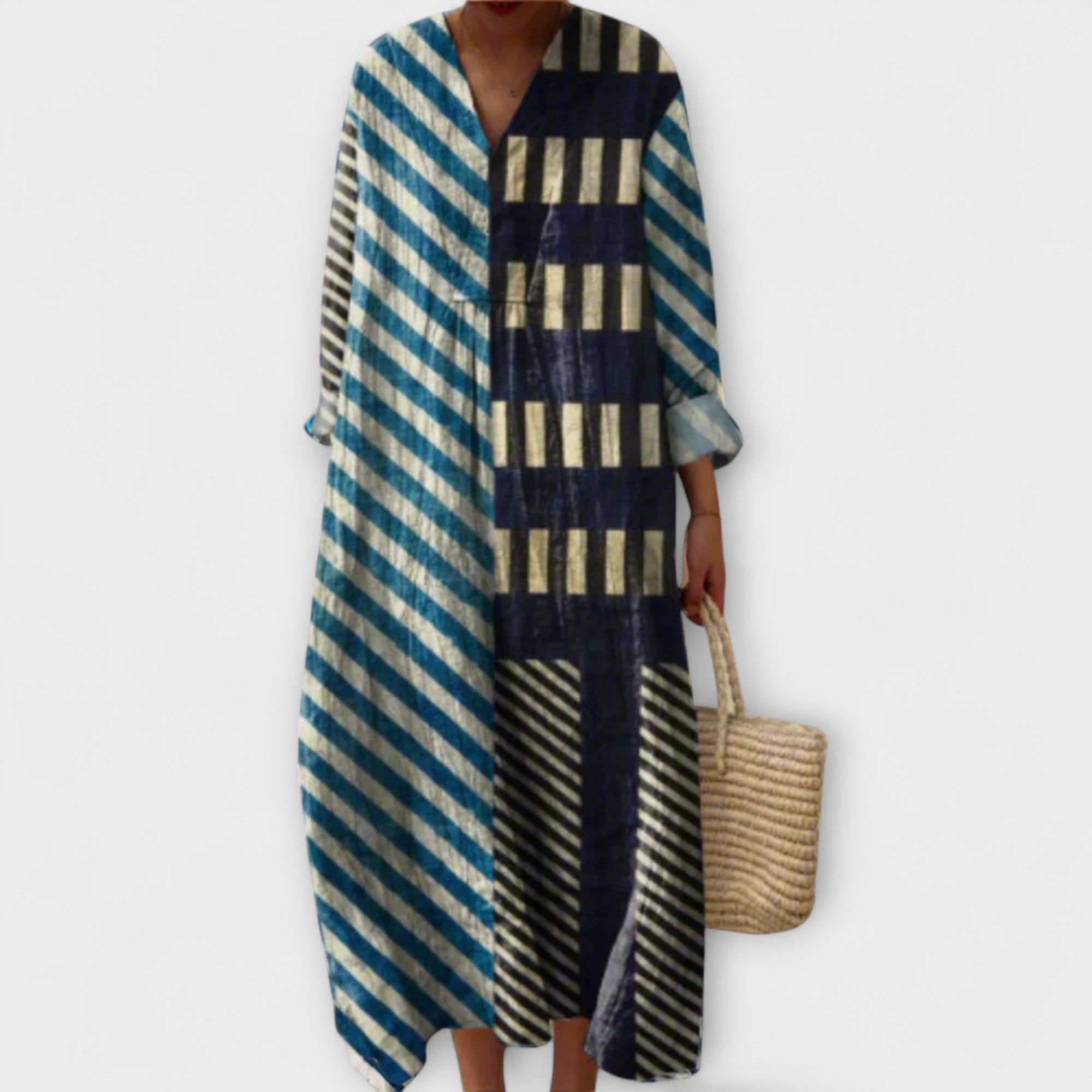 Elissa - Abito Geometrico Elegante