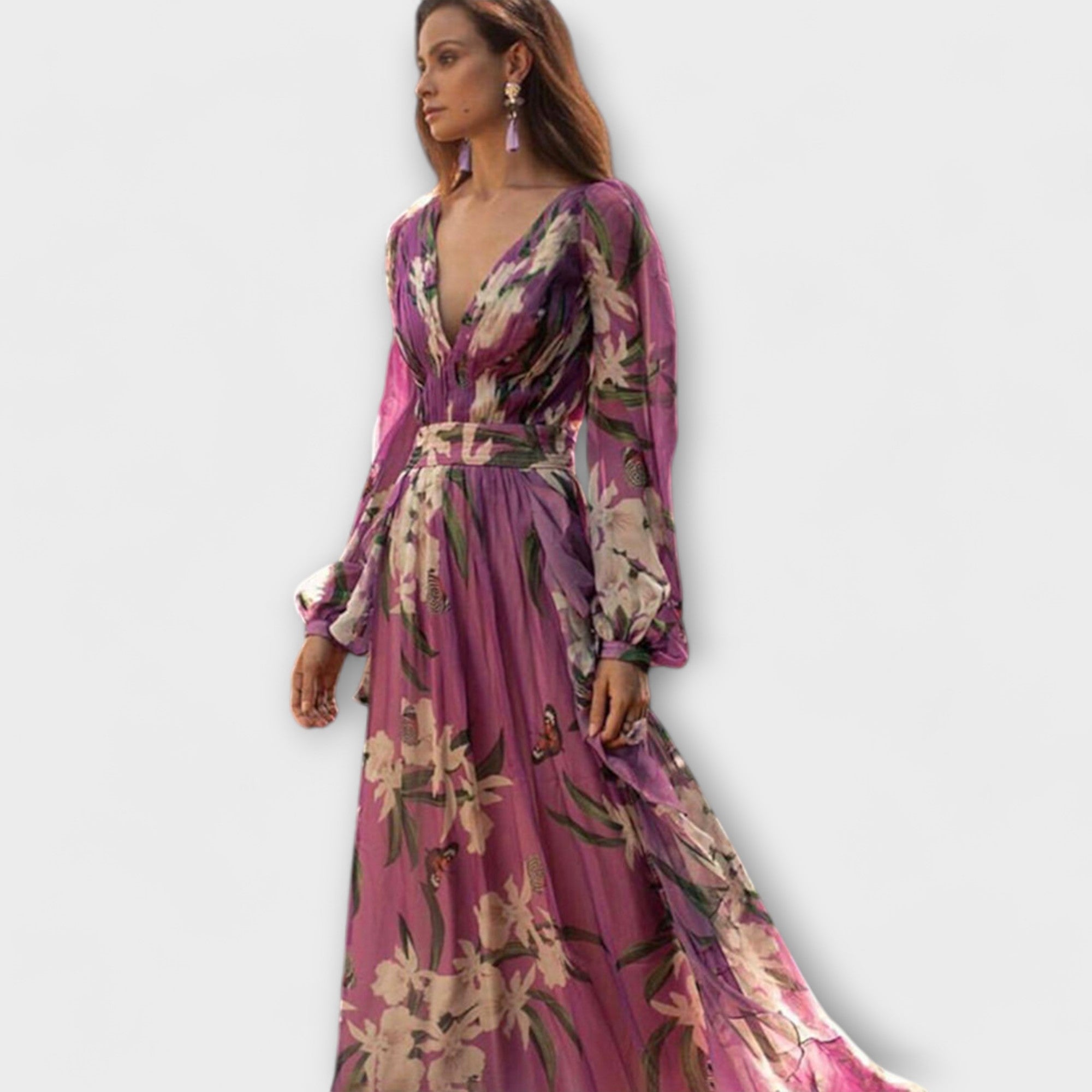 Abito Maxi Elegante di Alta Qualità