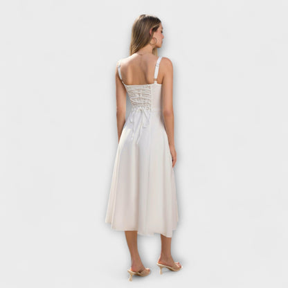 Speranza - Abito Top Ruffles con Dettaglio Fessura