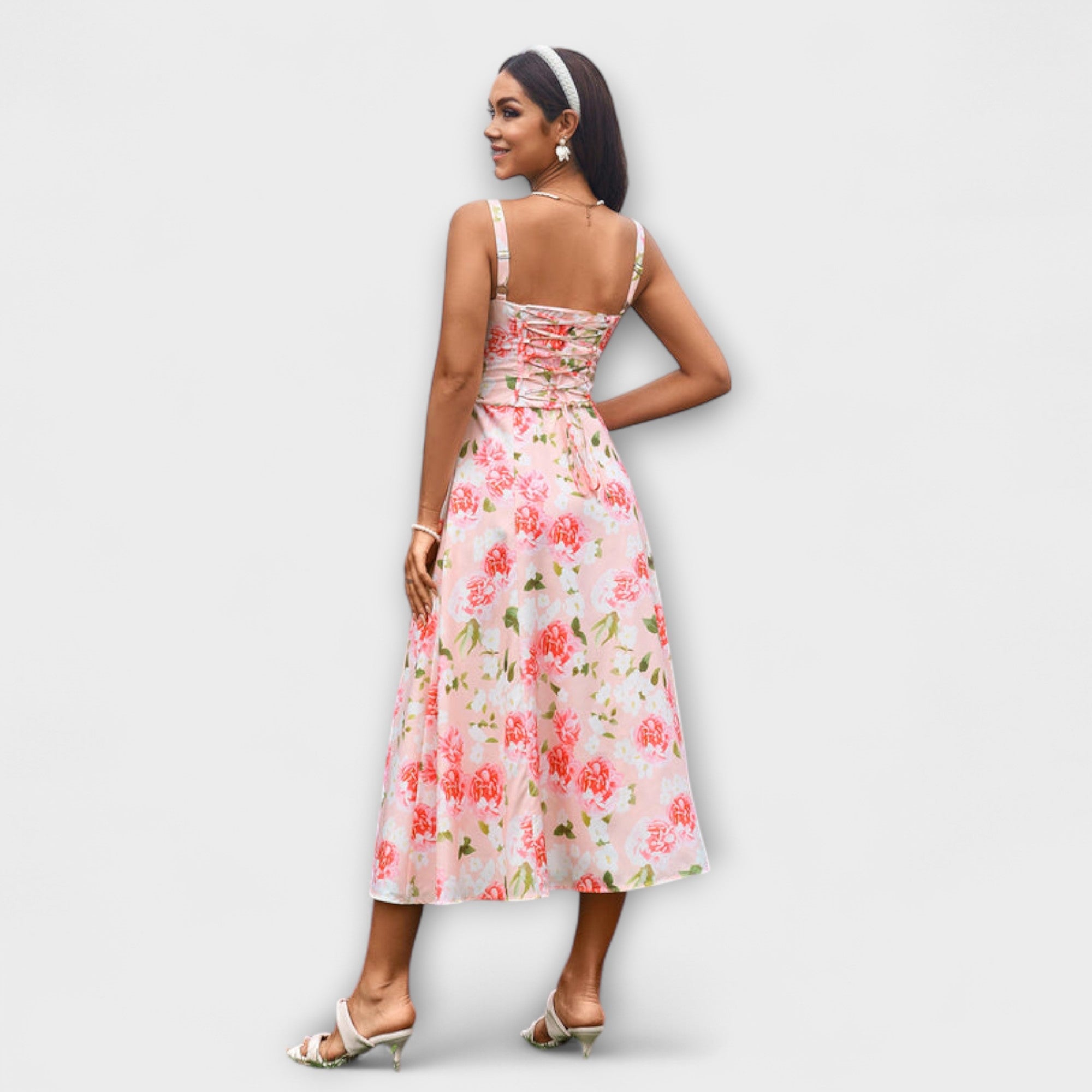 Speranza - Abito Top Ruffles con Dettaglio Fessura