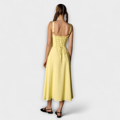 Speranza - Abito Top Ruffles con Dettaglio Fessura