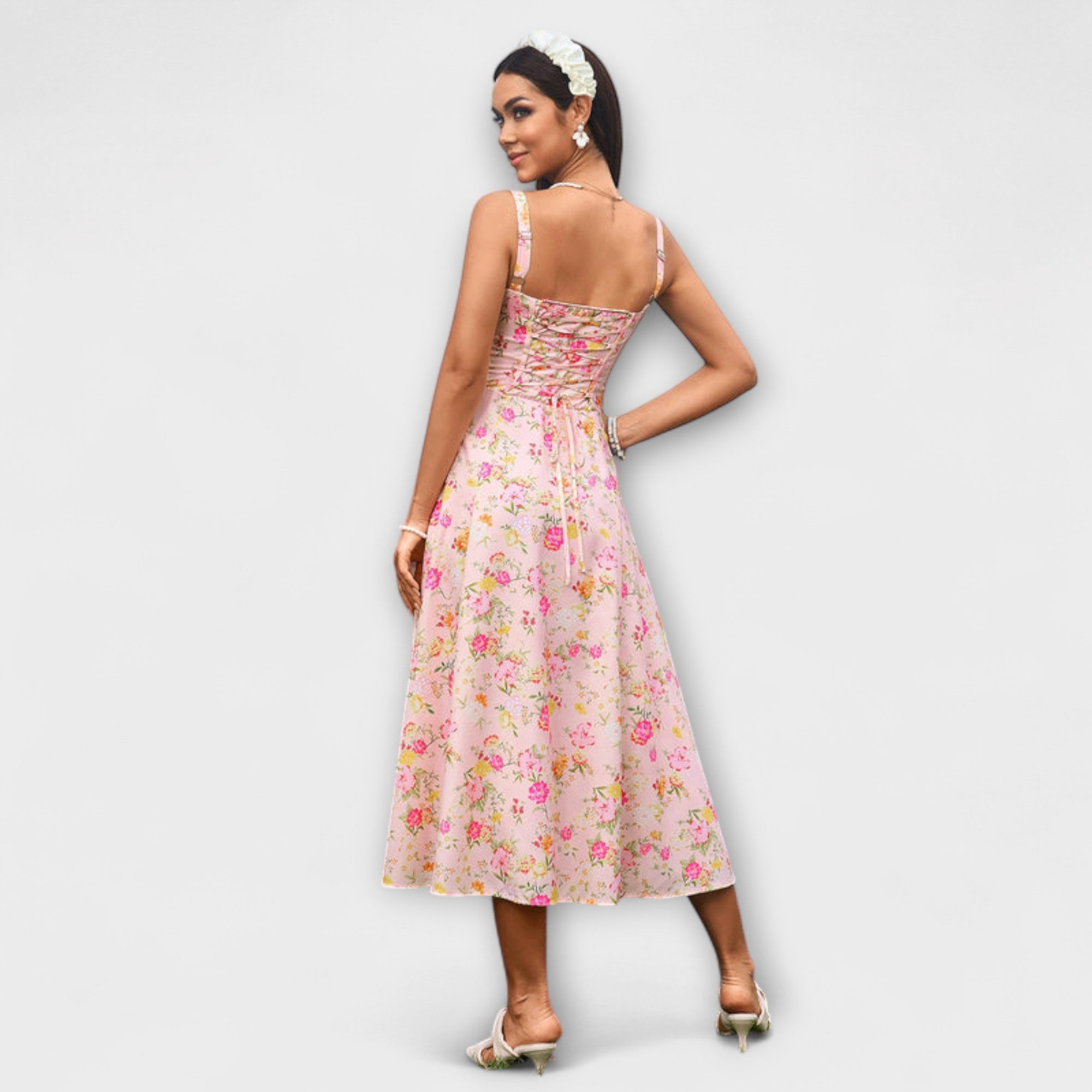 Speranza - Abito Top Ruffles con Dettaglio Fessura