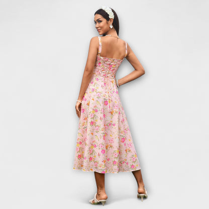 Speranza - Abito Top Ruffles con Dettaglio Fessura