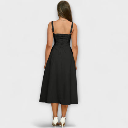 Speranza - Abito Top Ruffles con Dettaglio Fessura