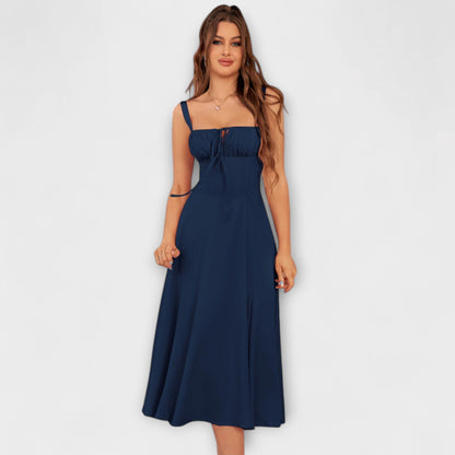 Speranza - Abito Top Ruffles con Dettaglio Fessura