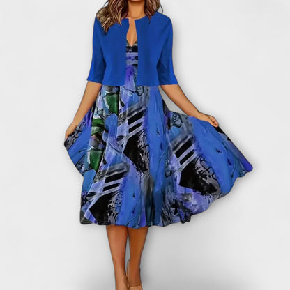 Abito Midi da Donna con Blazer