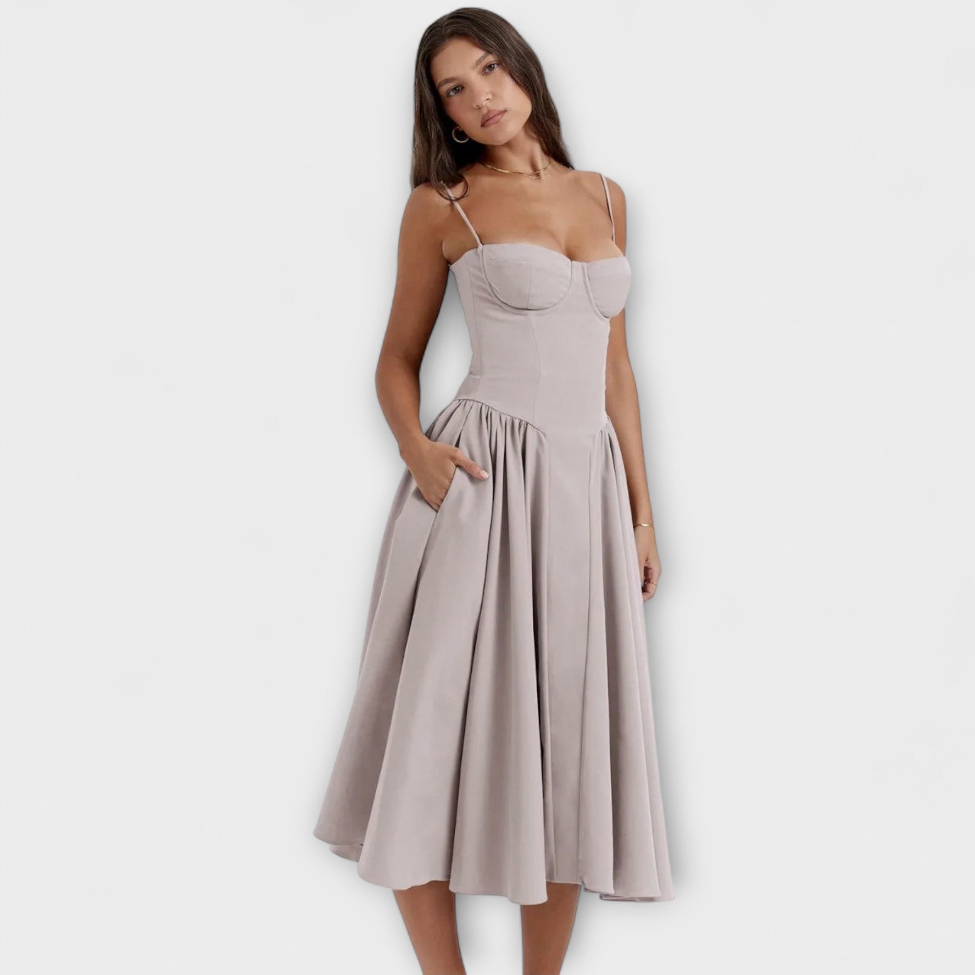 Rosalie - Abito Corsetto Senza Maniche Elegante