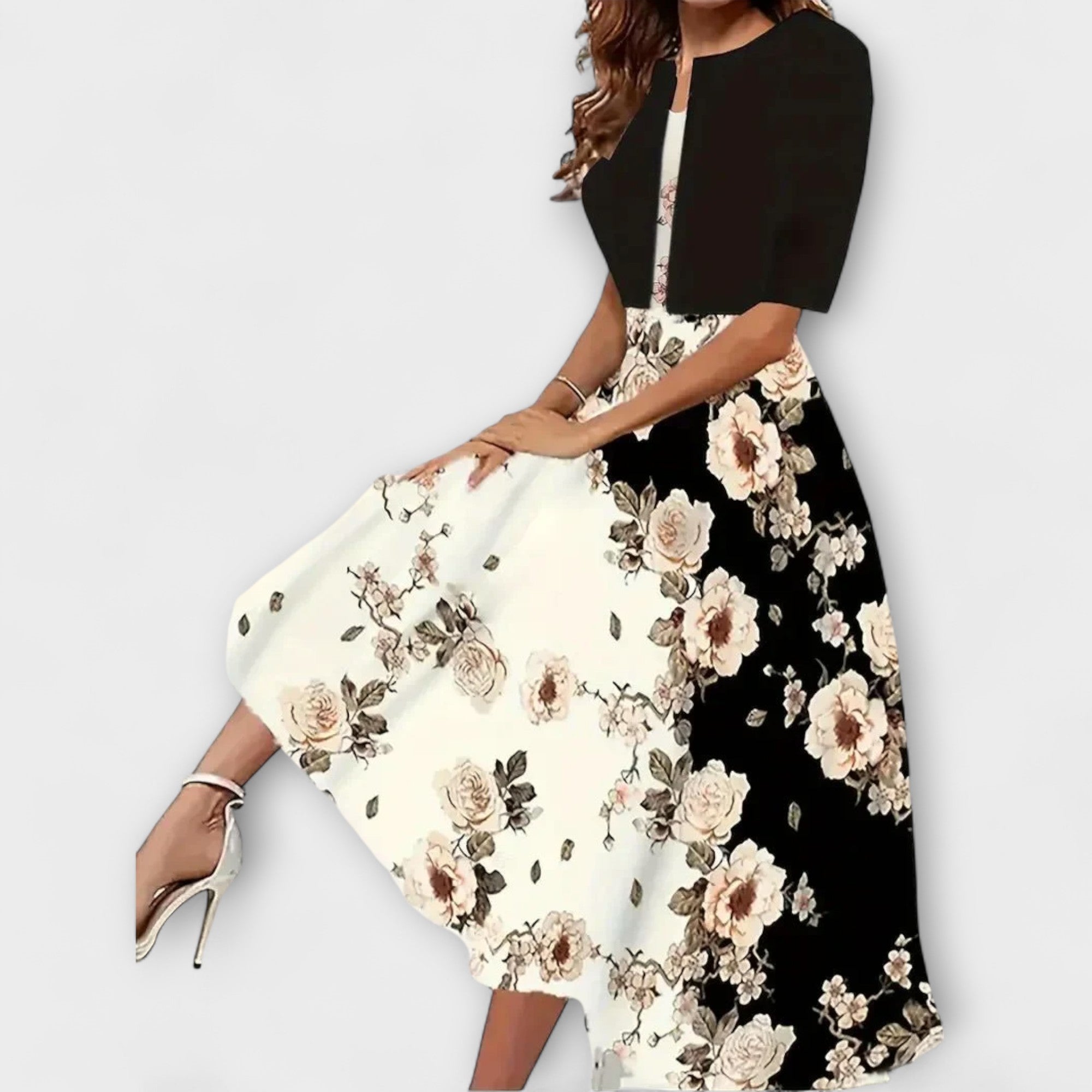 Abito Midi da Donna con Blazer