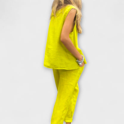 Jennifer - Completo in Cotone-Lino Relaxed