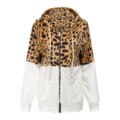Lea - Felpa in Fleece con Design Leopardo