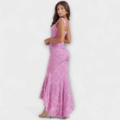 Renske - Abito Lungo con Corsetto Elegante e Sofisticato