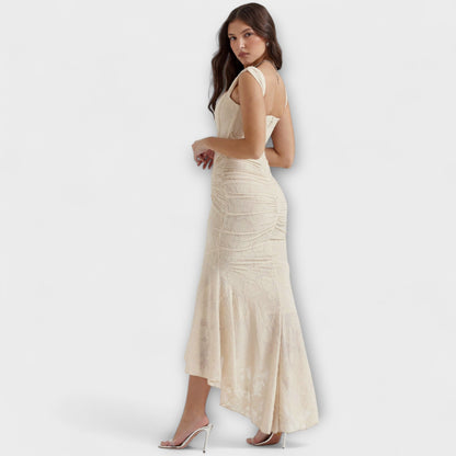 Renske - Abito Lungo con Corsetto Elegante e Sofisticato