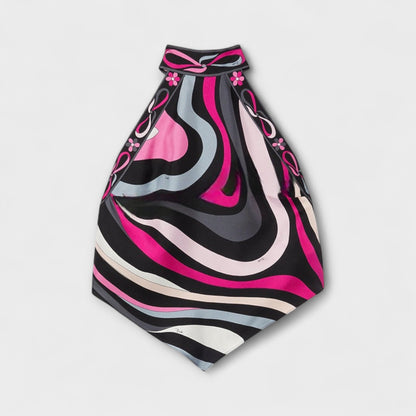 Everly - Set di Top Halter e Gonna Midi Asimmetrica