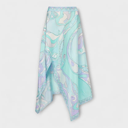 Everly - Set di Top Halter e Gonna Midi Asimmetrica