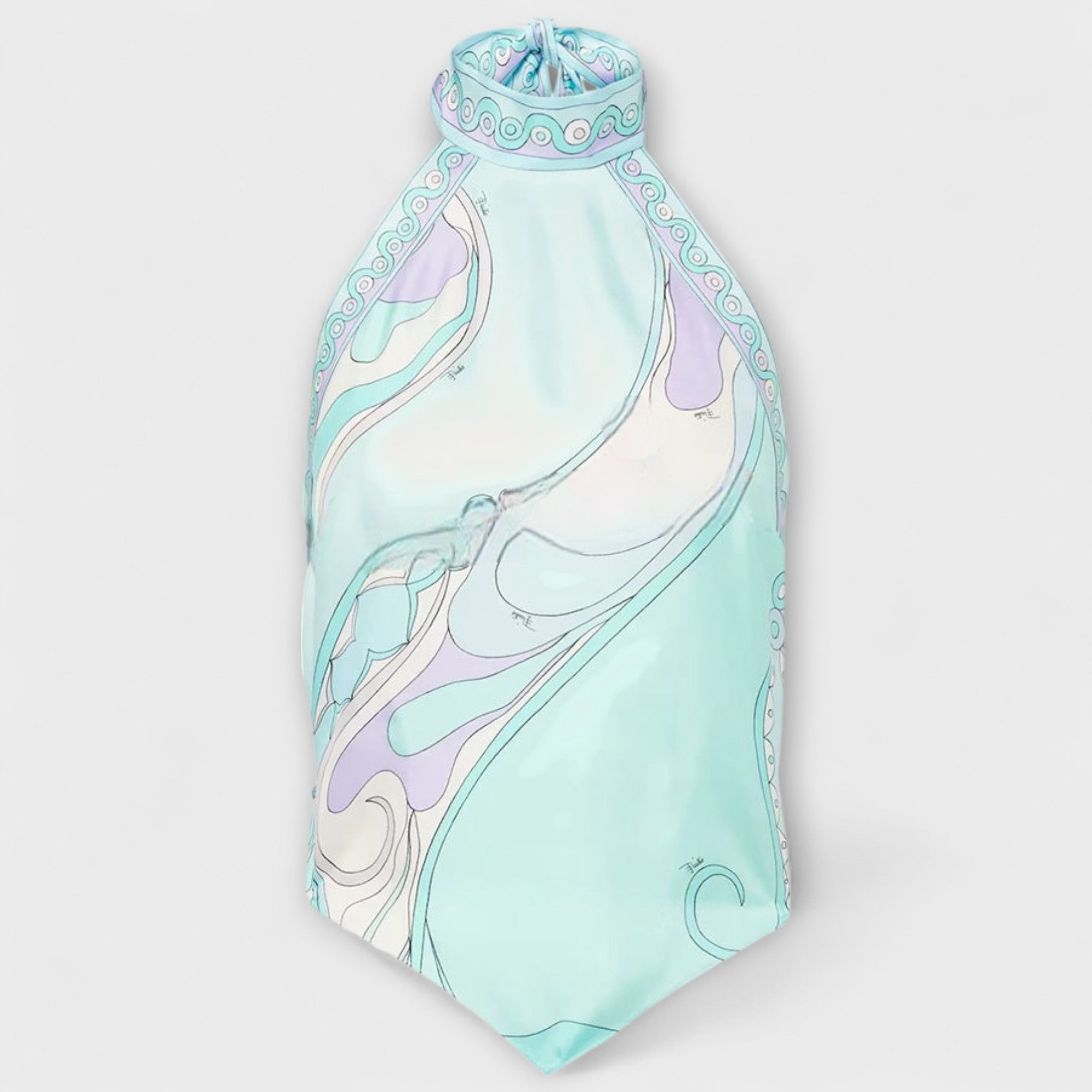 Everly - Set di Top Halter e Gonna Midi Asimmetrica