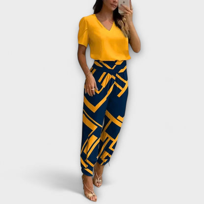 Irmelin – Set Elegante con Top e Pantaloni