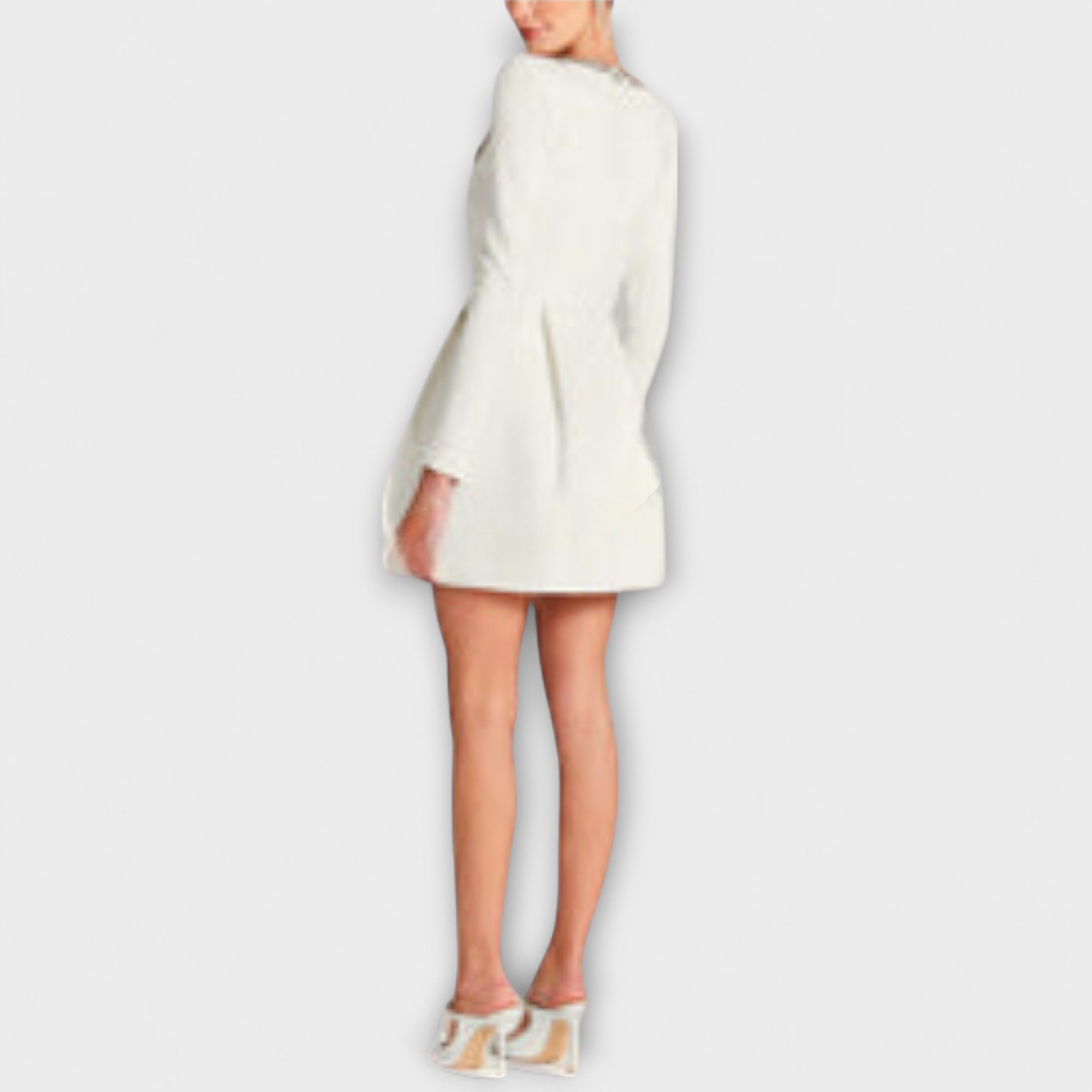 Wren - Mini Abito in Velluto con Decorazione di Gioielli