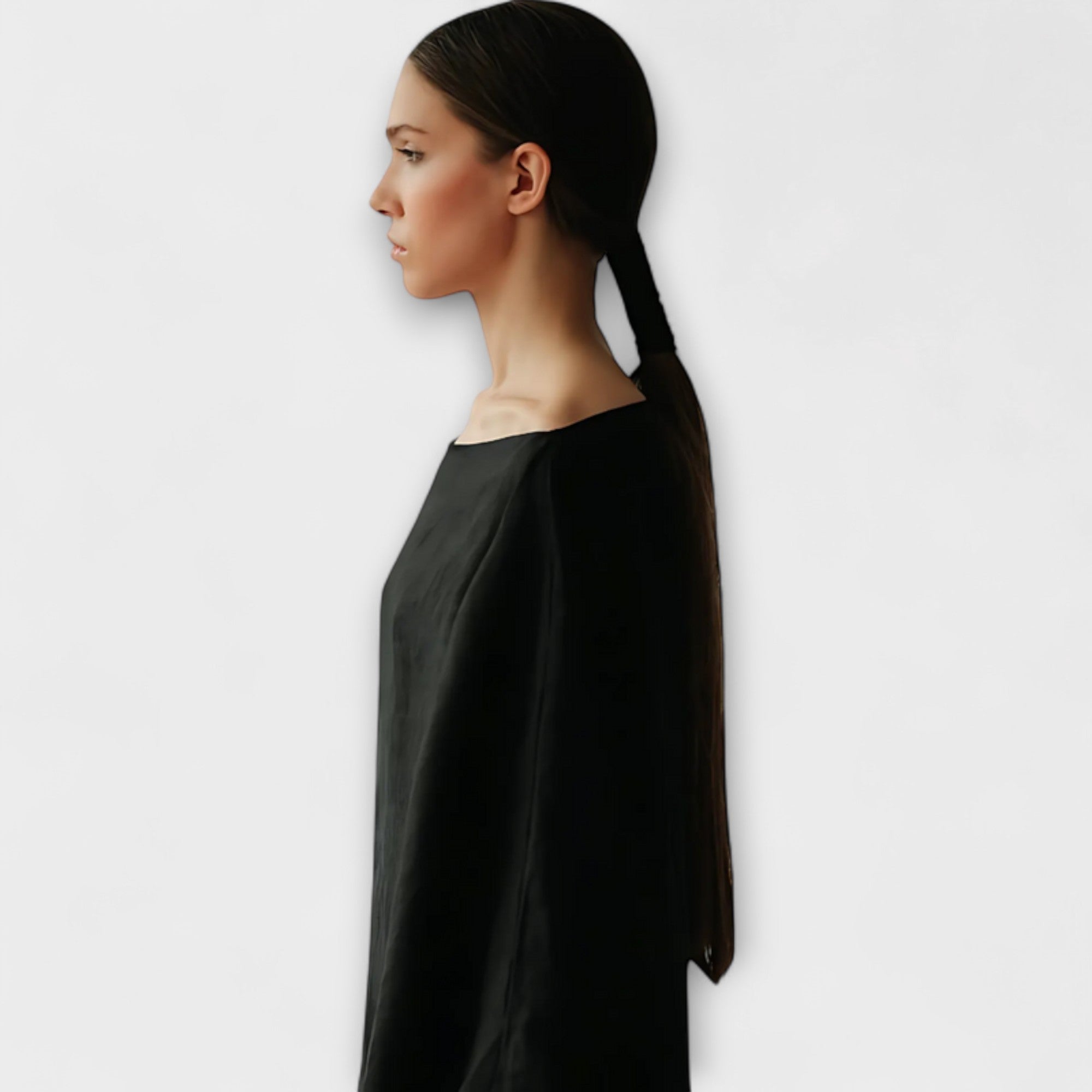 Dana - Abito Kimono Realizzato in Lino e Cotone