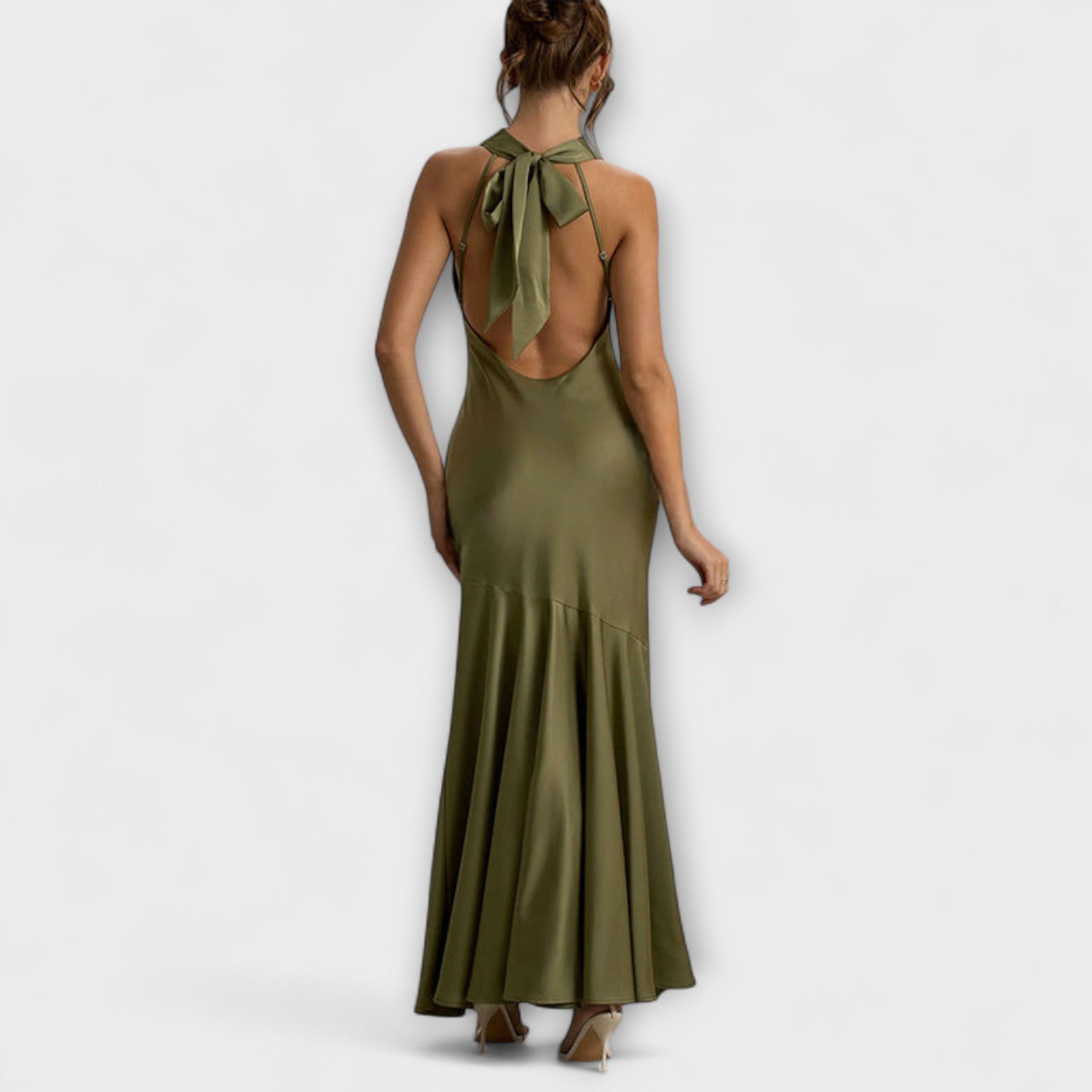 Lennon - Elegante Abito Maxi in Satin