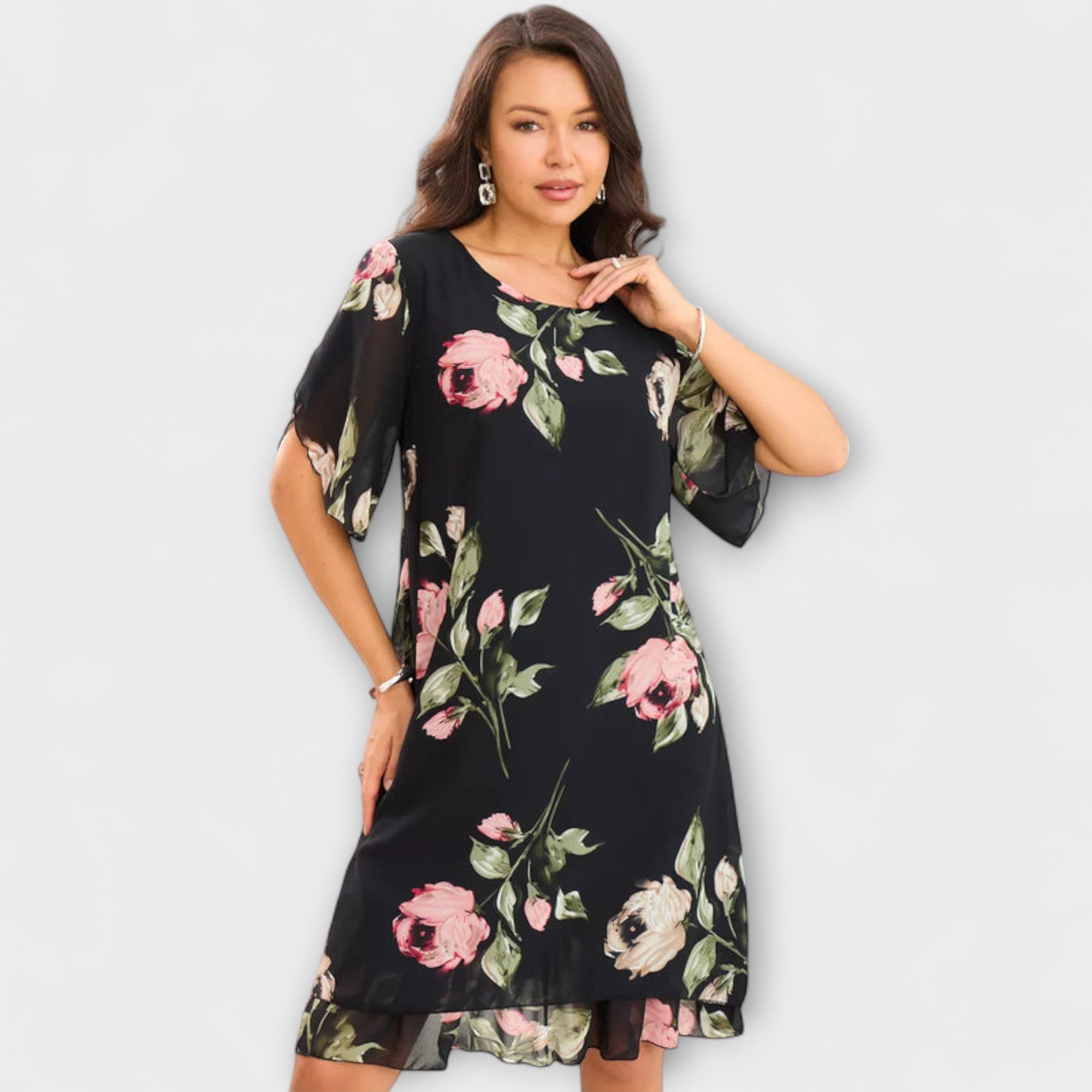 Melin - Abito Elegante in Chiffon