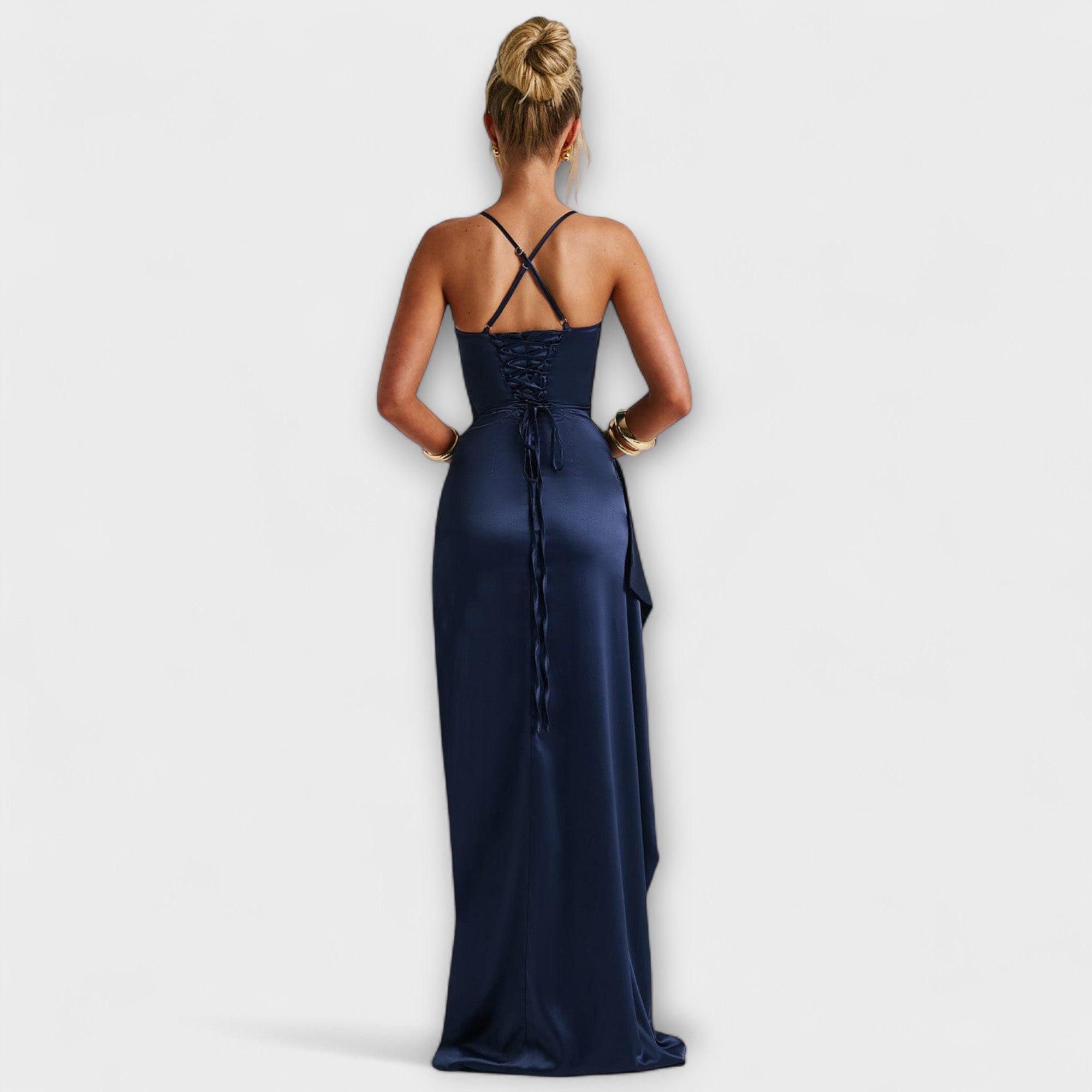 Krissi - Abito Maxi Blu Marino
