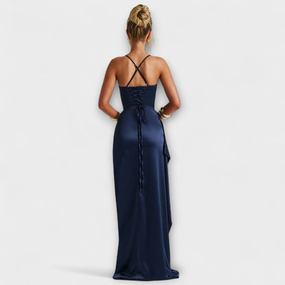 Krissi - Abito Maxi Blu Marino