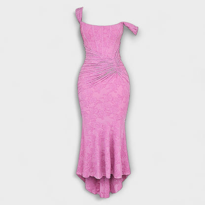 Renske - Abito Lungo con Corsetto Elegante e Sofisticato