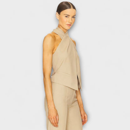 Giugno - Top con Scollo Halter Incrociato