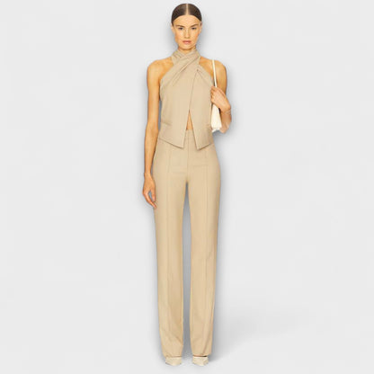 Giugno - Top con Scollo Halter Incrociato